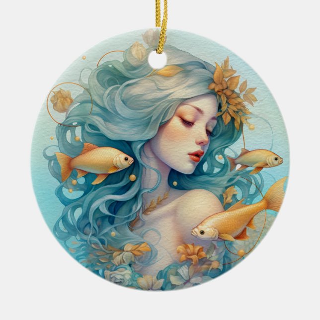 Pisces Ceramic Ornament (Framsidan)