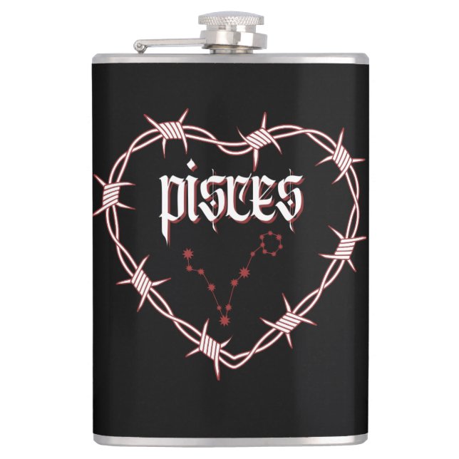 Pisces Constellation gotiic Mörk Celestial Edgy Fickplunta (Framsidan)