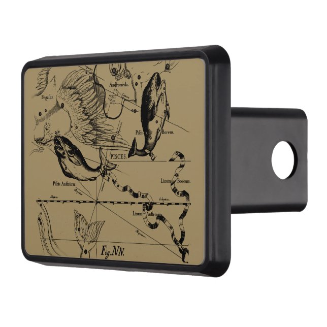 Pisces Constellation Hevelius circa 1690 Dragkroksskydd (Vänster)