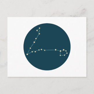 Pisces Constellation Vykort