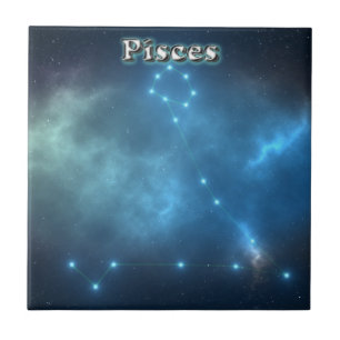 Pisces costellation kakelplatta