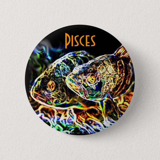 Pisces - den tvilling- fisken av Zodiac vid Manda Knapp (Framsida)