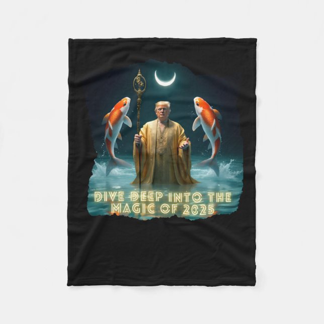 Pisces-design 2025 fleecefilt (Framsidan)