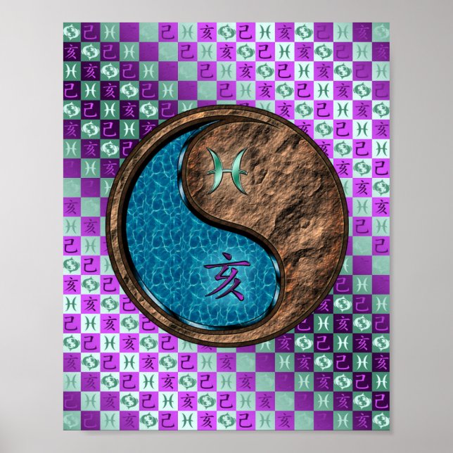 Pisces & Earth Boar Poster (Framsidan)