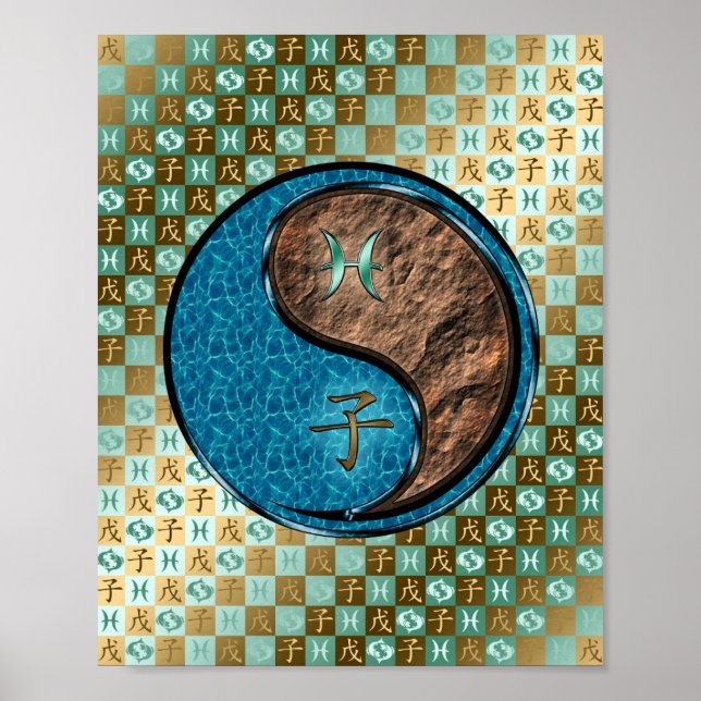 Pisces & Earth Råtta Poster (Framsidan)
