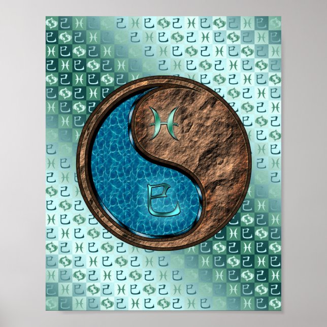 Pisces & Earth Snake Poster (Framsidan)