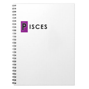 PISCES FÄRG ANTECKNINGSBOK