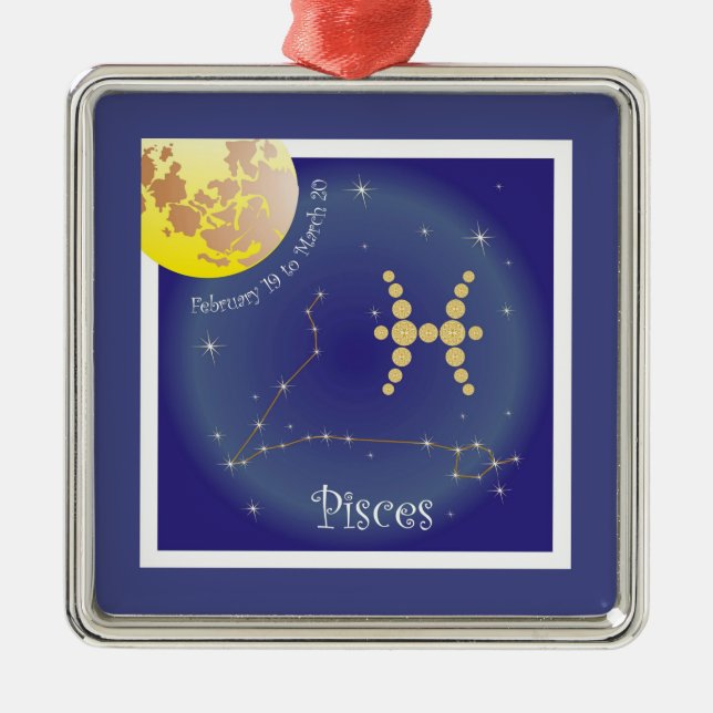 Pisces February 19 to March 20 Ornament (Framsidan)
