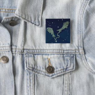 Pisces Fish Constellation Vintage Zodiac Astrology Knapp
