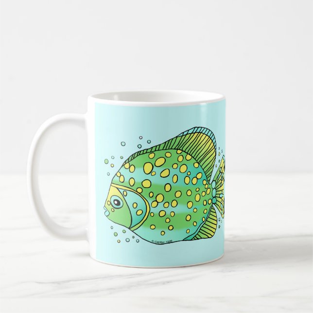 Pisces Fish Kaffemugg (Vänster)