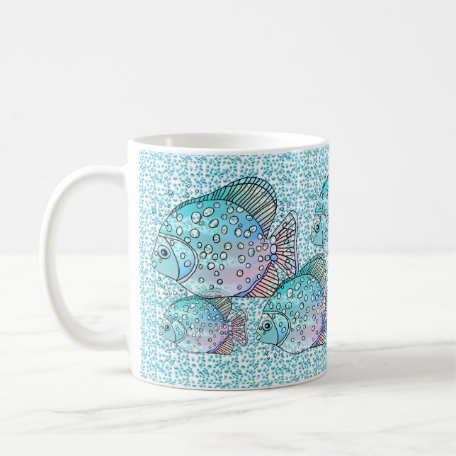 Pisces Fish Kaffemugg (Vänster)