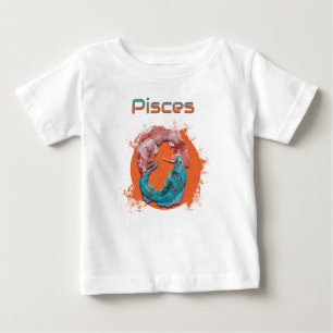 Pisces Fish Zodiac Horoscope Vatten Astrology-teck T Shirt