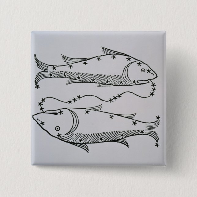 Pisces (fiskarna) en illustration från 'poeten knapp (Framsida)