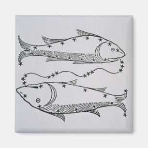 Pisces (fiskarna) en illustration från 'poeten magnet