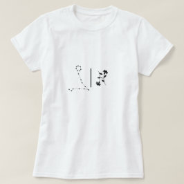Pisces-födelseblommor (lily zodiac-tecken) himlar  t shirt