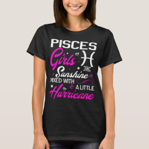 Pisces Girl. Lustigt Aquarius Zodiac Astrology T Shirt