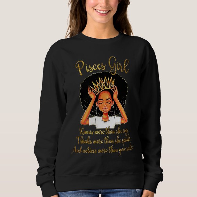 Pisces Girls Are Born in February 19  March 20 T Shirt (Framsida)