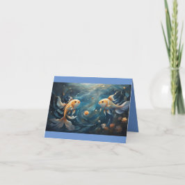 Pisces Grattis på födelsedagen Kort