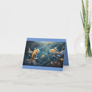 Pisces Grattis på födelsedagen Kort