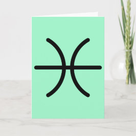 Pisces Greeting Card Kort