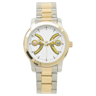 PISCES GULD ZODIAC BIRTHDAY JEWEL,White Armbandsur