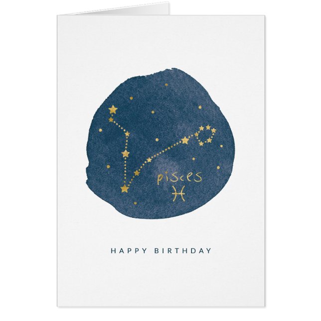 Pisces Hälsningskort (Framsidan)