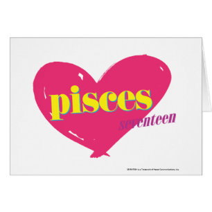 Pisces Hälsningskort