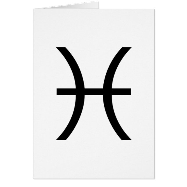 Pisces Hälsningskort (Framsidan)