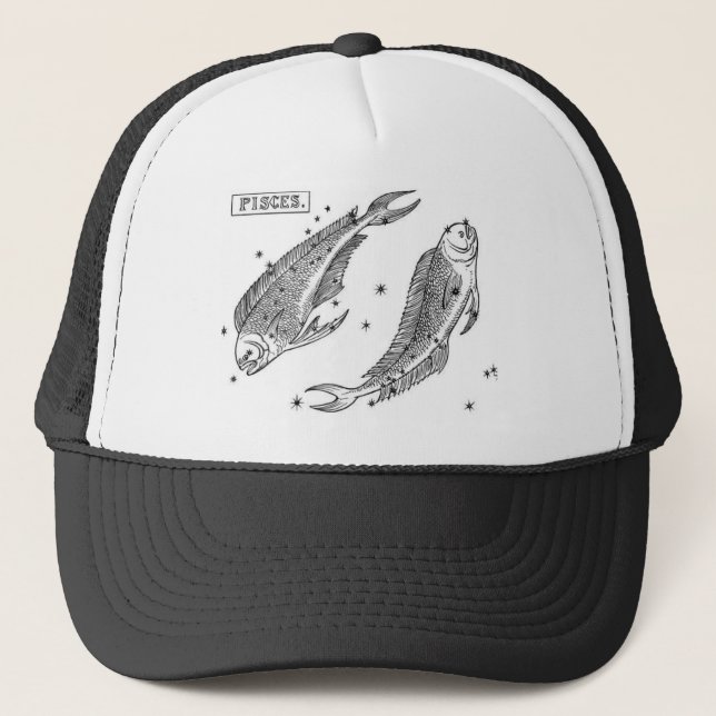 Pisces Hat Truckerkeps (Framsida)