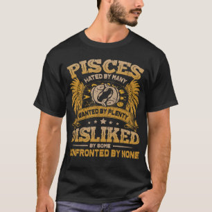 Pisces Hated. Pisses födelsedagsgiva T Shirt