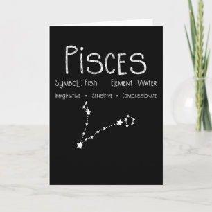 Pisces Horoscope Astrology Stjärntecken Birthday G Kort