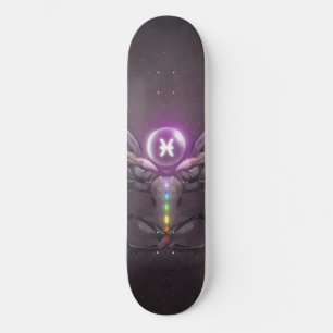 Pisces Horoscope Symbol Skate Board