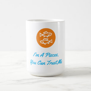 Pisces Horoscope Zodiac är en modern minimalistisk Kaffemugg