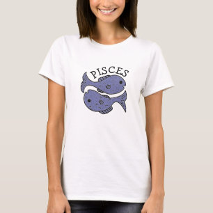 Pisces Horoscope Zodiac Astrologiskt tecken T Shirt