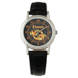 Pisces illustration armbandsur