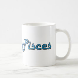 Pisces in Aquamarine Kaffemugg