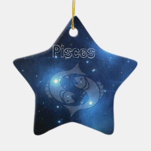 Pisces Julgransprydnad Keramik