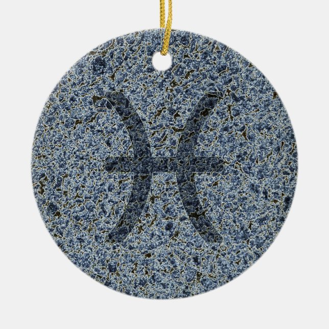 pisces julgransprydnad keramik (Framsidan)