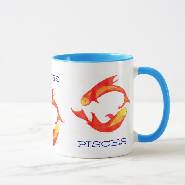 "Pisces"-kaffe Mugg (Höger)
