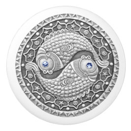 Pisces keramisk knopp