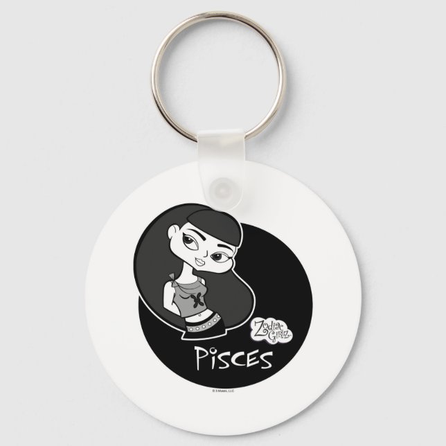 Pisces Keychain Nyckelring (Framsida)