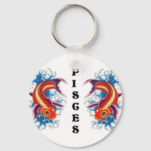 Pisces Keychain Nyckelring (Framsida)