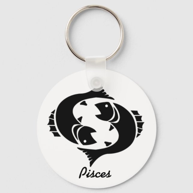 Pisces Keychain Nyckelring (Framsida)