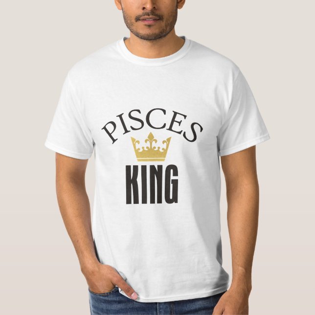 Pisces King T Shirt (Framsida)