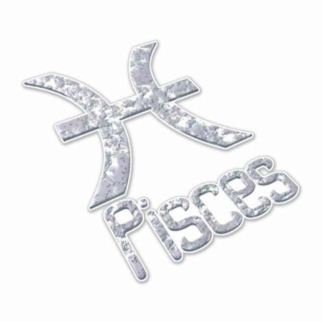 Pisces Klistermärken (Framsida)