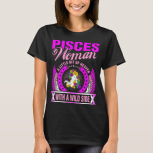 Pisces kvinna A bet lite av himmel med en vild Si T Shirt