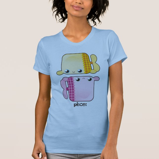 Pisces kvinnaT-tröja T-shirt (Framsida)