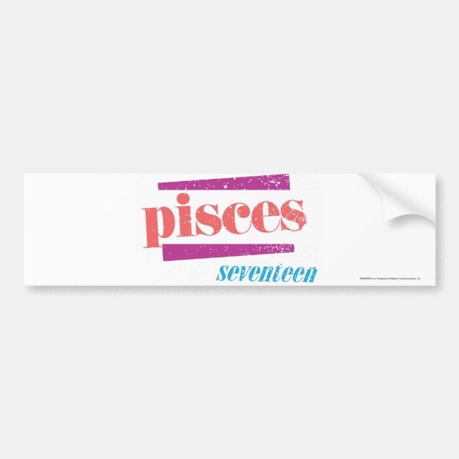 Pisces LtPink Bildekal (Framsidan)