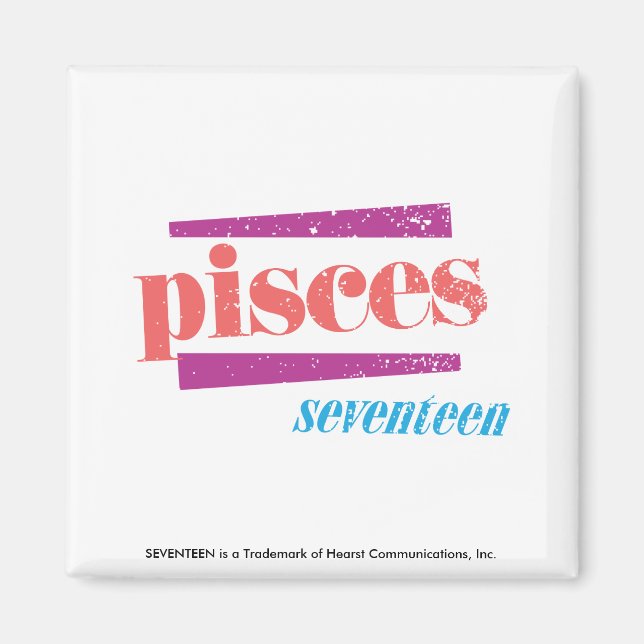 Pisces LtPink Magnet (Framsidan)