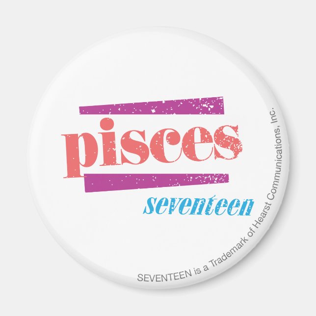 Pisces LtPink Magnet (Framsidan)